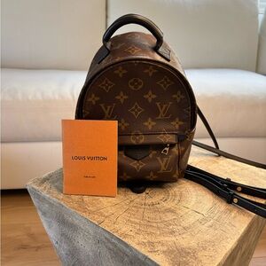 Louis Vuitton Monogram Mini Backpack - Brown/Gold